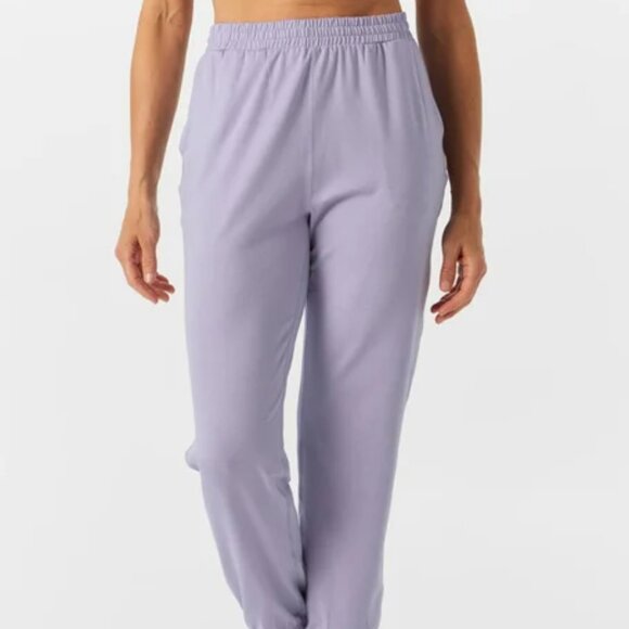 Vuori Boyfriend Sweatpants Womens Small Purple Joggers Relaxed Fit Soft Stretch - Picture 1 of 14